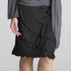Lilac Clothing Women's Maternity Ruffle Skirt