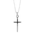 Sunstone Sterling Silver Cross Necklace