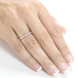 14k Gold 1/3ct TDW Stackable Diamond Eternity Ring
