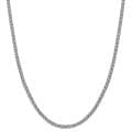 Fremada Rhodiumplated Silver 16-inch 2.4-mm Bismark Chain