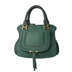 Chloe 'Marcie' Green Small Leather Satchel