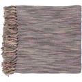 Sliver Woven Acrylic Throw