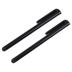 Black Universal Touch Screen Stylus for iPhone/ iPad/ Xoom (Pack of 2)