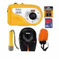 Vivitar Vivicam V8400 8.1MP Yellow Underwater Digital Camera with 2GB Kit