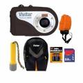 Vivitar Vivicam V8400 8.1MP Black Underwater Digital Camera with 2GB Kit