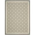 Dark Grey/ Light Grey Indoor Outdoor Rug (8' x 11'2)