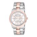 Vernier Women's V208 Round Two Tone Chrono Look Bracelet Watch