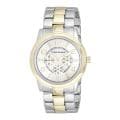 Vernier Women's V207 Round Two Tone Chrono Look Bracelet Watch