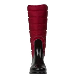 Burberry Women's Red Quilted Insulated Rain Boots