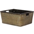 Antique Finish Rattan Storage Tote (China)