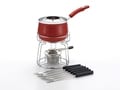 Rachael Ray Stainless Steel II Red 2-quart Fondue Set