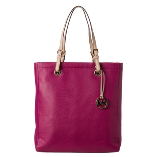 MICHAEL Michael Kors 'Jet Set' Peony Leather Tote Bag