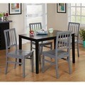 Black and Grey 'Camden' 5-piece Contemporary Dining Set