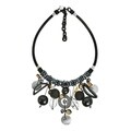 Moon Droplets Mixed Stone Pearl Beaded Necklace (Philippines)