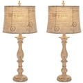 Casa Cortes French Architecture Antiqued 34-inch Table Lamp (Set of 2)