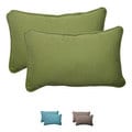 Pillow Perfect Outdoor Forsyth Corded Rectangular Throw Pillow (Set of 2)