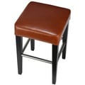 Cortesi Home 24-inch Leather Counter Stool