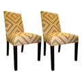 Nouveau 6 -Button Tufted Dining Chairs (Set of 2)