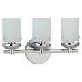 Sea Gull Lighting Three-Light Chrome Wall/ Bath Fixture