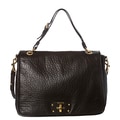 Miu Miu Black Pebbled Nappa Leather Messenger Bag