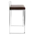 Stainless Steel Modern Counter Stool