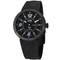 Oris Men's 'TT1 Diver' Black Dial Black Rubber Strap Automatic Watch