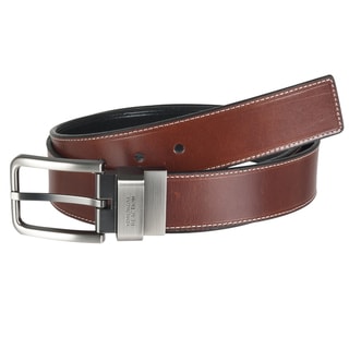 Kenneth Cole Reaction Men's Reversible Topstitched Leather Belt