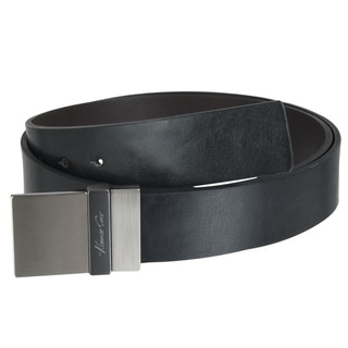 Kenneth Cole Men's Reversible Square Buckle Leather Belt