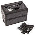 Sunrise Black Diamond Aluminum Makeup Train Case