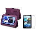 BasAcc Leather Case/ Screen Protector for Samsung Galaxy Tab 2 7.0