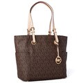 MICHAEL Michael Kors 'East West' Brown Signature Tote Bag
