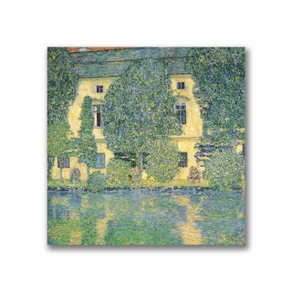 Gustav Klimt 'The Schloss Kammer on the Atterse' Canvas Art