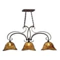 Vetraio 3-light Bronze Kitchen Island Light