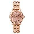 DKNY Women's Pink Dial Rose-goldtone Watch