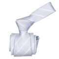 Republic Men's Light Blue Striped Microfiber Neck Tie
