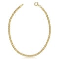 Fremada 10k Yellow Gold 2.4-mm Hollow Inner Link Bracelet