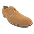 Delli Aldo Men's Vegan Suede Perforated Oxford Shoes