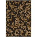 Regal Black Area Rug (5'5 x 7'8)
