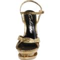 Celeste Women's 'Rosie-02' Gold Stiletto Sandals