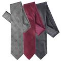 Boston Traveler Men's Window Pane Microfiber Tie and Hanky Set