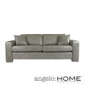 angelo:HOME Angelo Vintage Dove Grey Renu Leather Sofa