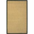 Hand-Woven Mandara Black Border Rug (3' x 5')
