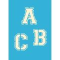 Deco Art Americana Stencils 5x7-inch Varsity Alphabet Stencil