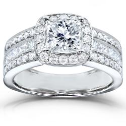 14k White Gold 2ct TDW Diamond Engagement Ring