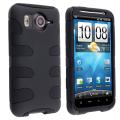 Black/ Black Fishbone Snap-on Case for HTC Inspire 4G
