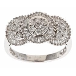 D'Yach 14k White Gold 1ct TDW White Diamond Cocktail Ring (G-H, I1-I2)