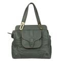 Chloe 'Mary' Green Leather Satchel Bag