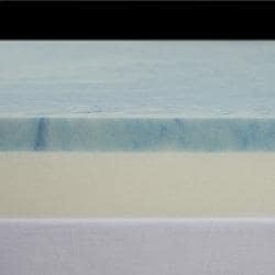 Slumber Solutions Gel Select 3-inch Twin/ Full-size Memory Foam Mattress Topper with Cover