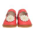 Little Blue Lamb Red Leather Toddler Squeaky Shoes