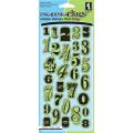 Inkadinkado 'Numbers Potpourri' Cling Stamps
